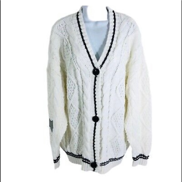 NEW Women’s RETRO style oversize chunky cardigans - Picture 1 of 5